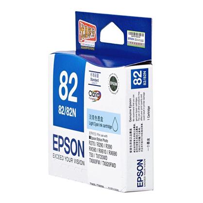 愛普生（Epson）T0825 （C13T112580) 淡青色墨盒